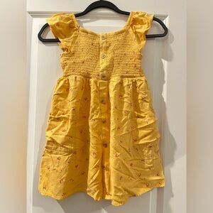 Cat & Jack Sunny Yellow Button-Down Dress